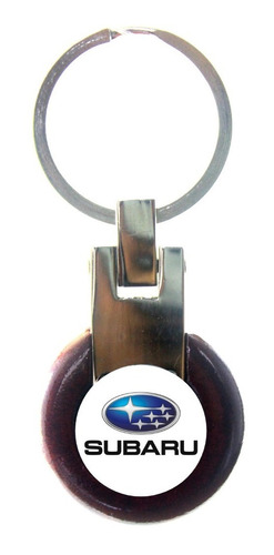 Llavero Subaru Logo, Madera De Lujo. Por Banimported