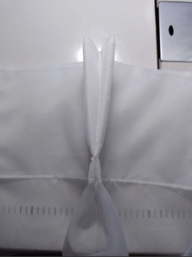 Visillo Liso Para Riel O Argollas, Ventanal 3mts.