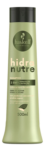 Shampoo Hidranutre 2 Em 1 Vegano Os Tipos De Cabelos M