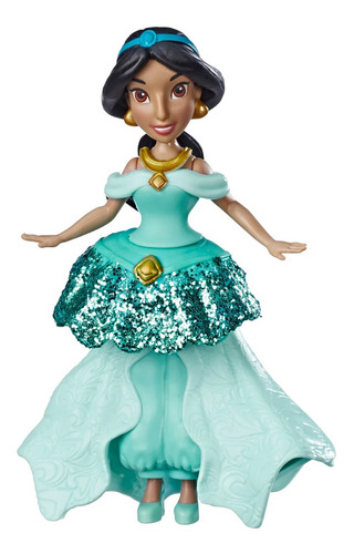 Mini Figura Traje Real De Jasmine 8 Cm Disney Princesas