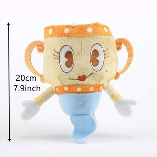 4 Unids/set 25cm Cuphead Figura De Peluche Juguetes De Muñec