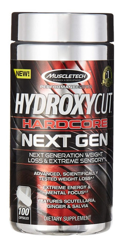 Hydroxycut Hardcore Next Gen Muscletech X100 Caps - Original