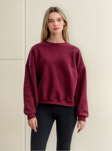 Buzo Sudadera Lisa De Frisa - Talles S M L