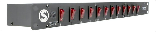 Barra Multicontacto Switchera 12 Contactos Rack Steelpro