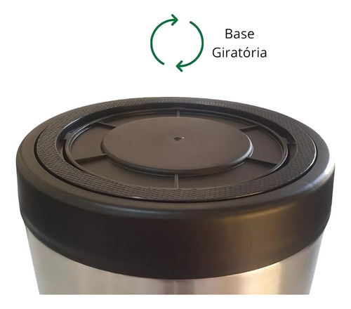 Garrafa Térmica De Inox Chacal 2,5 Litros Cor Prateado Inox