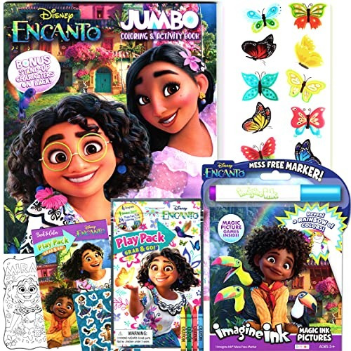 Paquete De Libros Para Colorear Y Actividades Disney Encanto