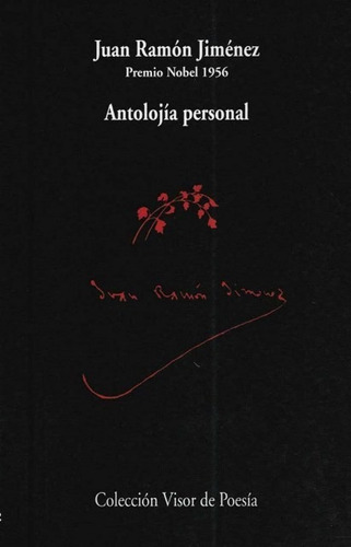 Antología Personal, Juan Ramón Jiménez, Visor