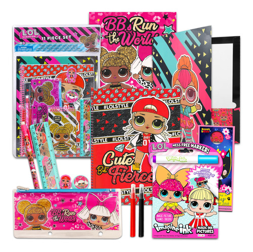 Lol Doll School Supplies - Paquete De 30 Piezas De Activida.