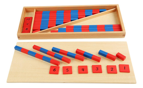 Varillas Numéricas Montessori, Material Didáctico De