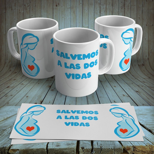 Taza Ceramica Sublimada Salvemos Las Dos Vidas #034