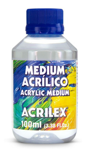 Medium Acrílico 100ml Para Tinta Acrylic Colors Acrilex