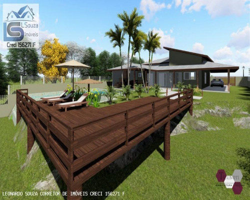 Lindíssima Chácara Na Planta Com Projeto Moderno Localizada Em Pinhalzinho, Interior De São Paulo; - 847 - 34064775