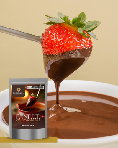 Chocolate Para Fondue 220g Ferronatto Chocolates
