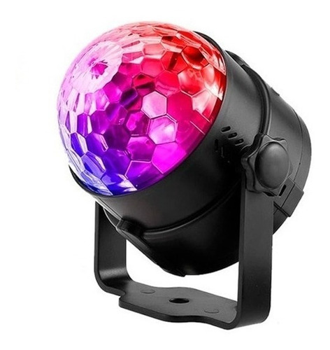 Bola De Luces Led Rgb Audioritmica Discoteca Movimiento Ax ®