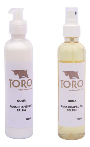 Kit Goma Chapéu De Feltro/palha 200ml Cor Outro