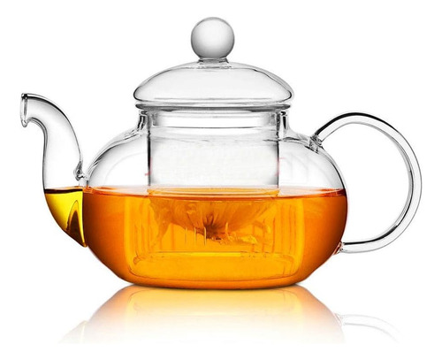 Tetera De Vidrio De 600 Ml Con Infusor, Juego De Tetera De V