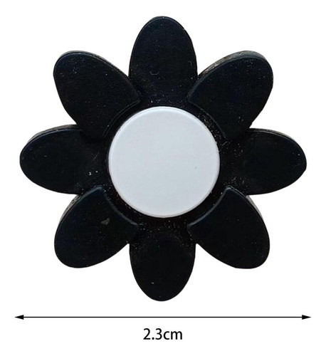 2 Amortiguadores Silicona Con Forma Flor For Raquetas Tenis
