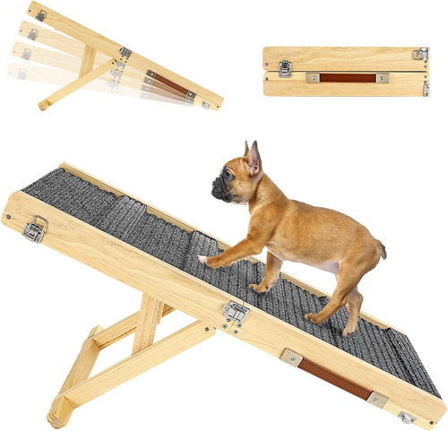 Rampa Plegable Para Perros Para Sofa Rampa Portatil De Mader