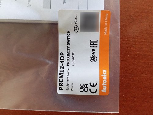 Sensor Inductivo Pnp N/a 12-24 Volt. Autonics Prcm12-4dp