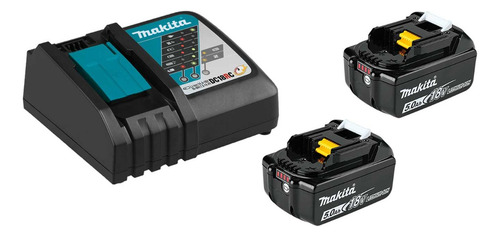 Rotomartillo Sds Plus 18v Lxt Makita Dhr241rte + Baterías Color Turquesa