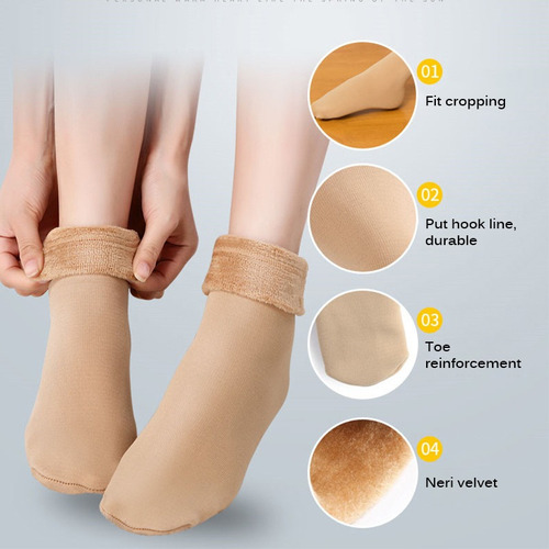 Calcetines Térmicos De Invierno Para Mujer Y Hombre, 8 Pares