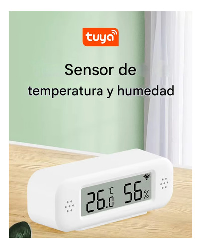 Sensor Temperatura Y Humedad - App + Tuya Smart - Alexa