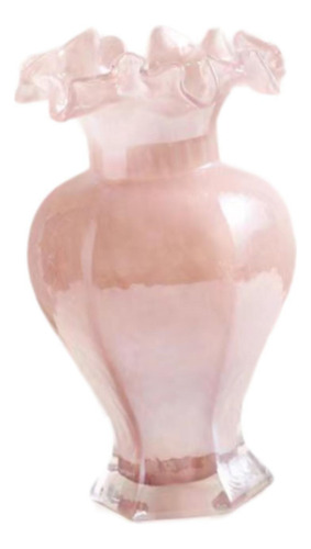 Florero De Vidrio, Florero Hidropónico Para , Rosa