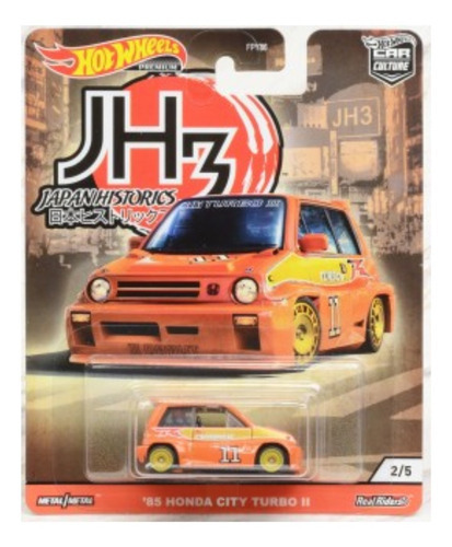 Hot Wheels Jh3 Japan Historics - '85 Honda City Turbo Ii