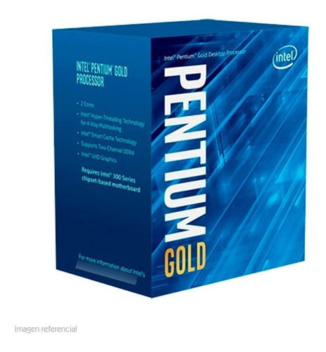 Cpu Hogar Intel Lite / Pentium Gold G5420/ 4gb / Ssd 240gb 