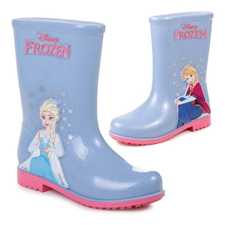 Disney Frozen OLAF Muñeco de nieve más Wellington Botas De Lluvia Zapatos Azul Impermeable