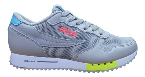 Tenis fila top grises mujer 50
