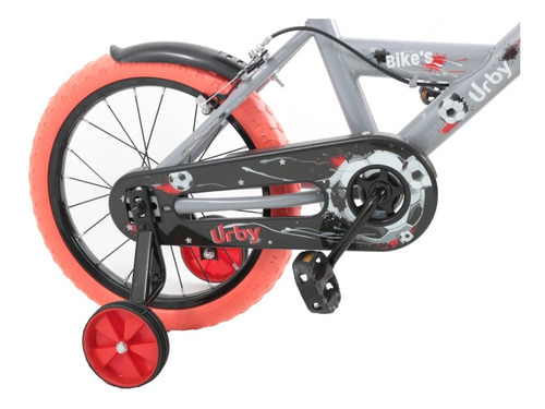Bicicleta Infantil Rodado 16 Urby Bikes Con Rueditas