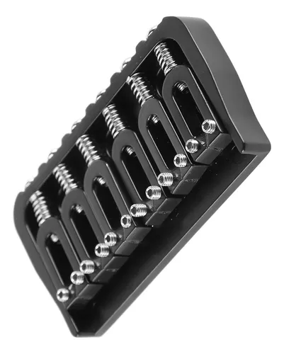 Para Puente De Guitarra Eléctrica Negro Fijo De Metal