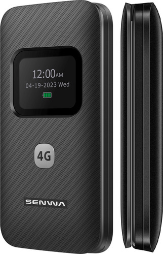 5 Pzas Celular Senwa Volte Plus 4g Negro/blanco Negro