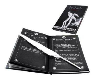 Caderno Death Note Replica - Frete Grátis + Brinde