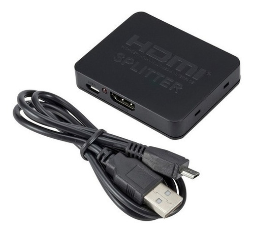 Hdmi Splitter 1x2- 1 Entrada Hdmi Duplica La Señal Hd 4k.