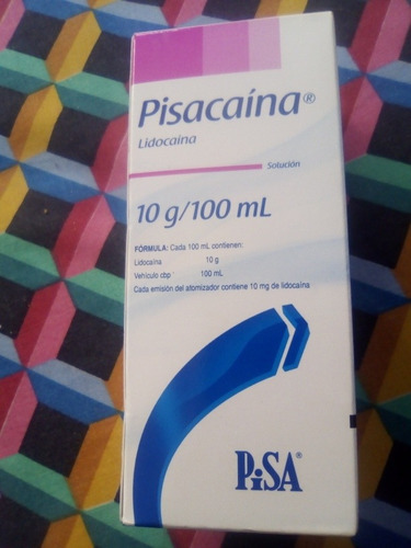 Pisacaina Solución 10 G/100 Ml, 1 Envase 115 Ml Con Atomizador Manual