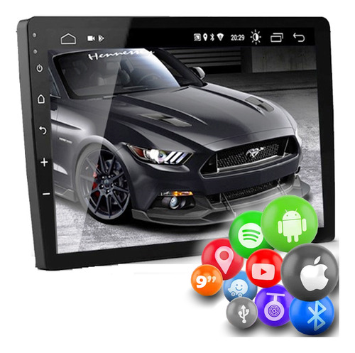 Pantalla multimedia Mp8 Plus de 9 pulgadas con comando de voz