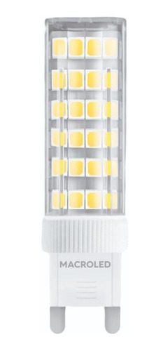 Lampara Led Bipin G9 Cilindrica 9w Fria Calida Pack X10