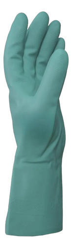 Guante Acrilo Nitrilo Flocado Verde Certif X 6 Pares Talle 8 Verde Claro