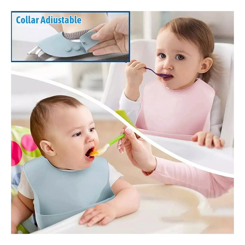 Set 10pcs Alimentación Silicona Dividida Con Ventosa Bebés