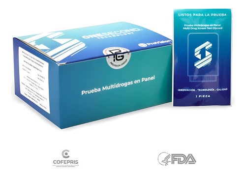 Prueba Antidoping 6 Parametros Anf Thc Coc Met Opi Bzo 10pzs
