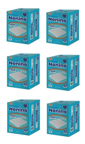 6 Pack Nonino Zaleas Protector De Cama 60cm X 90cm X 10 Unid