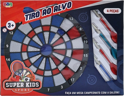Jogo De Dardos Super Kids Sports Tiro Ao Alvo Bbr Toys