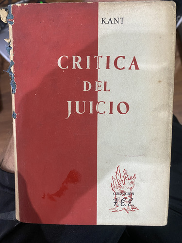 Crítica Del Juicio Kant Traducción Y Prólogo Garcia Morente (Usado)