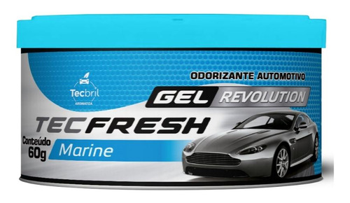 Odorizador Em Gel Automotivo Tec Fresh Diversas Fragrâncias