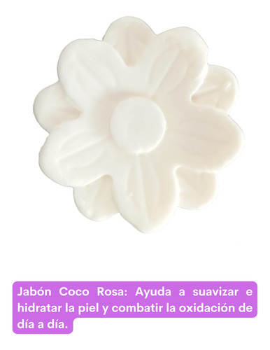 Jabón Artesanal Coco Rosa 6 Pack 