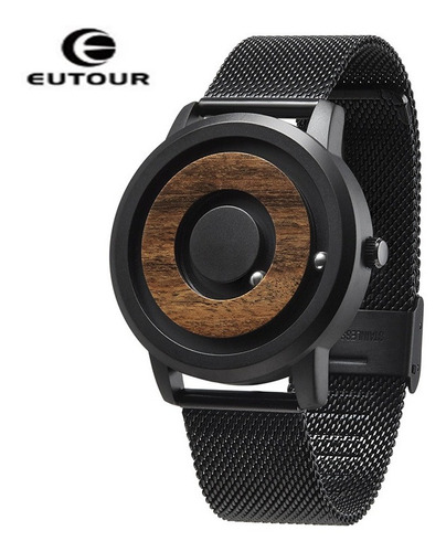 Relojes De Cuarzo Con Esfera De Madera Simple De Eutour