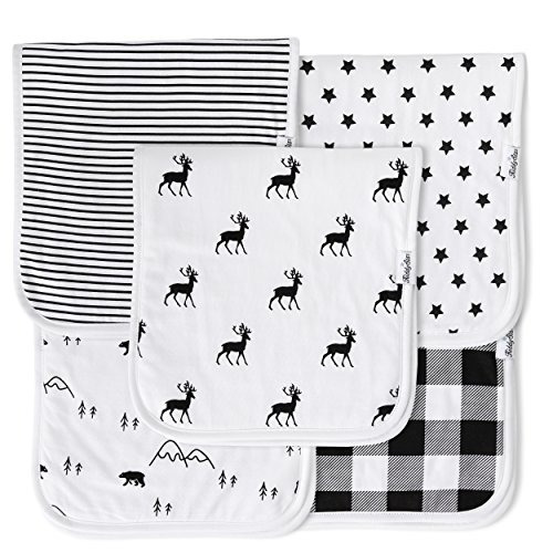 Baby Burp Cloths Para Niños Y Niñas Paquete De 5 Grandes 2