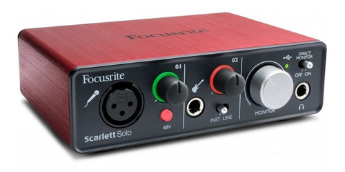 Focusrite Scarlett Solo 2da Generación Interfaz De Audio Usb